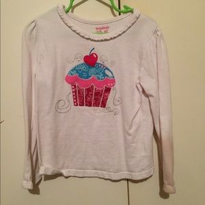 Long sleeve cupcake shirt